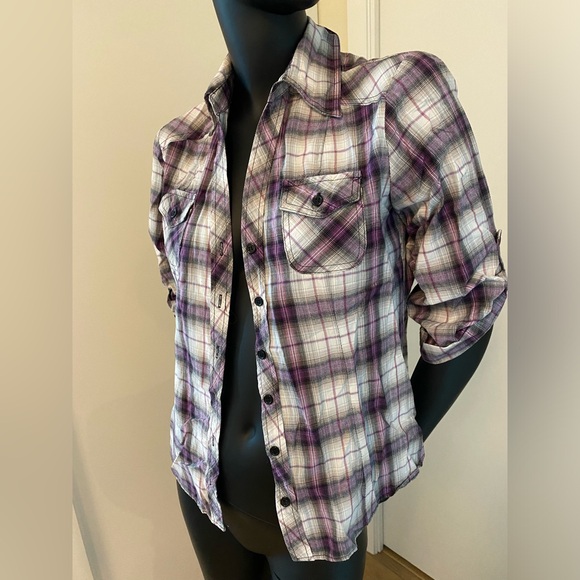 Plaid Long Sleeve Shirt - Picture 3 of 6